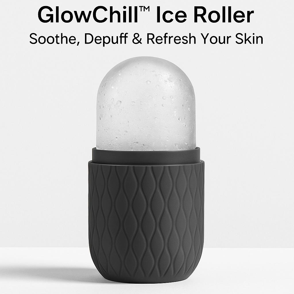 GlowChill™ Ice Therapy Capsule – Reusable Face Cooling Tool for Pore Tightening & Puffiness Relief